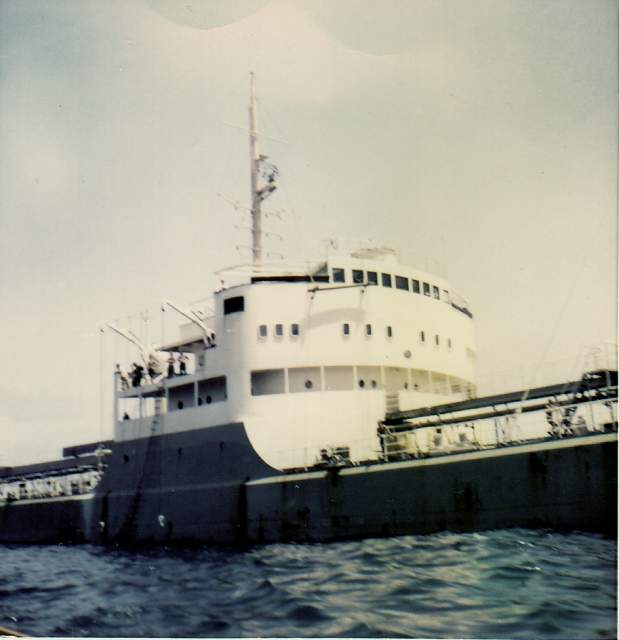 Life boat drill at sea