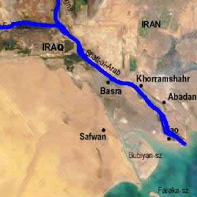Abadan i Tigris eller Shatt-el-Arab